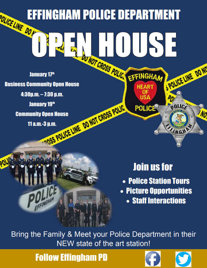 Police Department Open House and Grand Opening Ceremony Announced